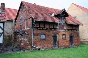 old ruined farm house