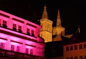 Night view Rothenburg ob der tauber, germany