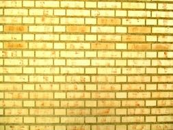 texture of yellow brick wall