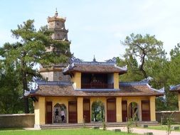 entrance to the park in vietnam