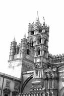 palermo building black and white foto