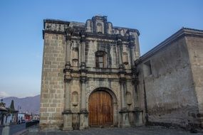 old antiques building vintage in guatemala