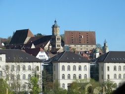 view of the medieval town