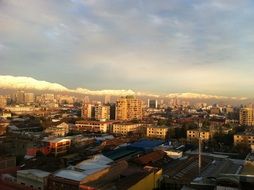 panorama of santiago