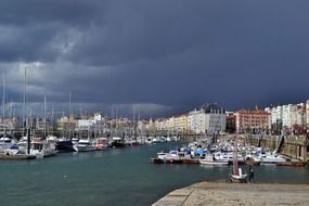 Harbor in Santander