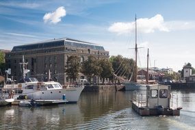 white boats in victorian port