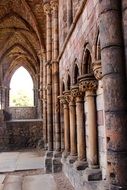 arch design in gothic cathedral