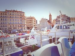 Port in marseille