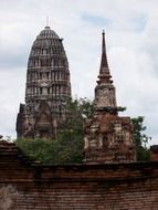 architecture of the holy city in thailand