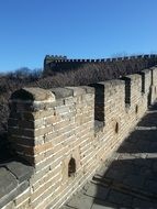 Great Wall of China under the bright sun