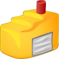 factory yellow building drawing