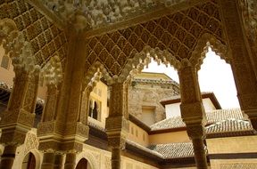 historic andalusia palace in alhambra