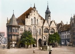 old town hall hildesheim germany 1900