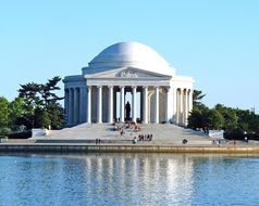 National jefferson memorial landmark in Washington