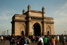 architectural monument Gateway of India in Mumbai