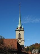 spire of a church in bern