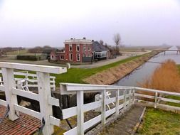 netherlands landscape river stream