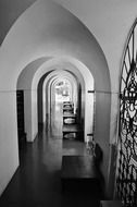 temple corridor, quiet place