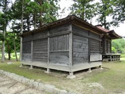 old traditional architecture in hiraizumi