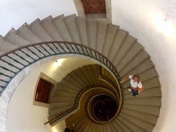 snail three building staircase