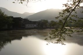 ancient city lake Jiangnan