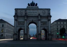 munich in the evening