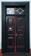 front black door