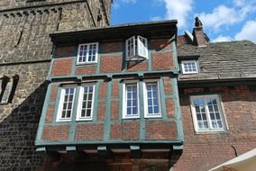 bay window on the church building