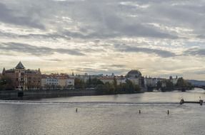 prague in the evening