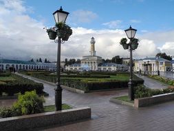 kostroma after the rain city view