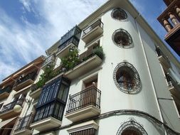 building facade in Andalusia, Spain