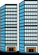 skyscrapers drawing