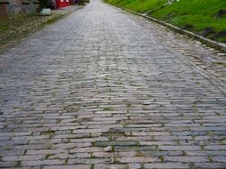 stone paved road