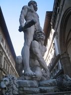 Statue of Hercules and Cacus on Piazza Della Signoria, italy, florence