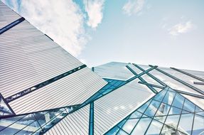 modern buildings with panoramic windows