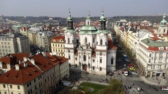 view of Prague in spring