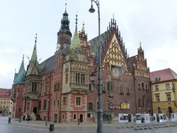 Town hall in Wroclaw in Poland