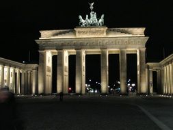 Brandenburg Gate as a landmark in Berlin