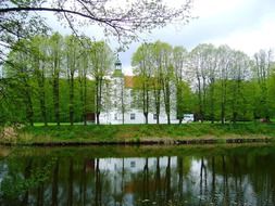 castle in the park in ahrensburg