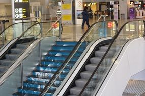 escalator in a mall