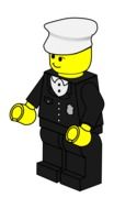 policeman lego drawing
