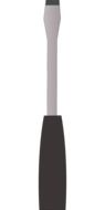 Black screwdriver clipart