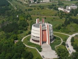 panorama of the museum in the city of Pleven