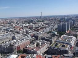 Tv tower in Berlin city