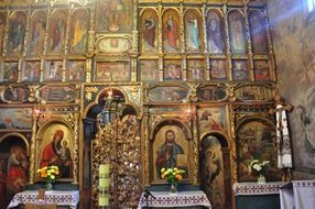 altar in the old church