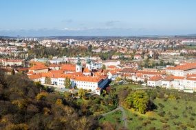 view of prague from a height