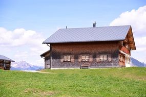 house in the alps in vorarlberg
