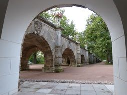 arches of the Catherine's Palace in Russia
