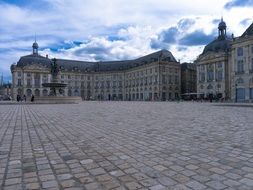 architecture buildings on the area of ​​Burgundy, France