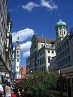 cityscape of Town hall in Augsburg